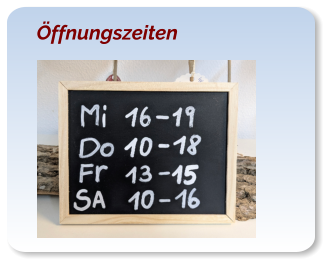 Öffnungszeiten